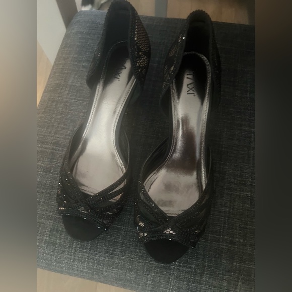 Open toe black/tan dress shoe - Picture 2 of 4